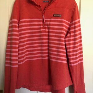 Vineyard Vines STRIPED DREAMCLOTH TEA ROSE Shep shirt size XL *NWOT*